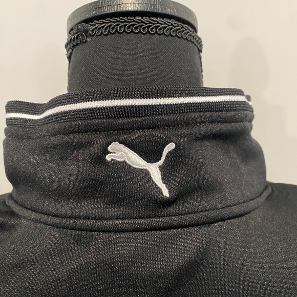 PUMA Zip Up in Black and White Mens Size Large, NWOT - Picture 8 of 9